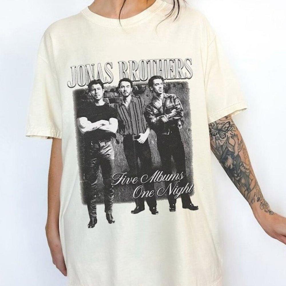 Jonas Brothers Vintage Shirt Jonas Retro 90S Shirt Jonas Brothers T-Shirt